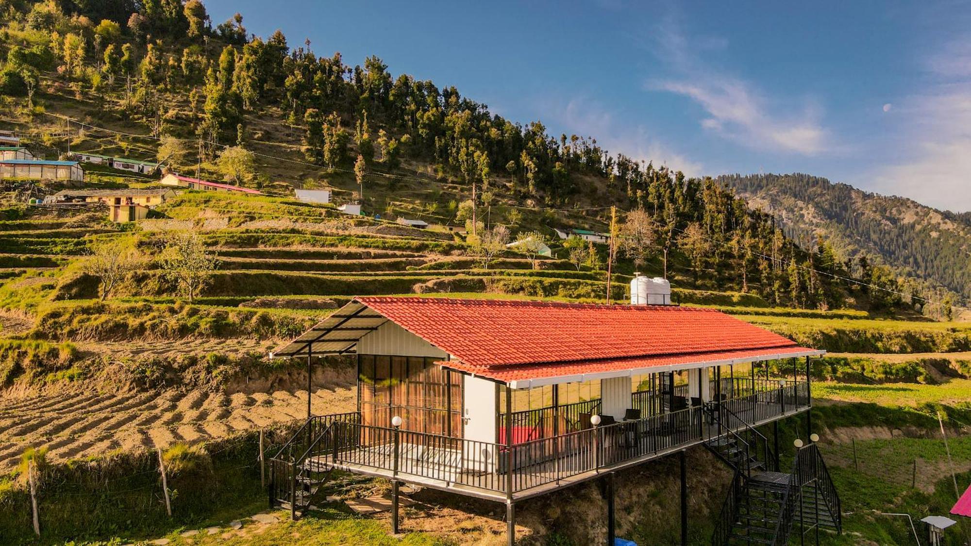 The Hillside Cottages Kanatal Exterior foto